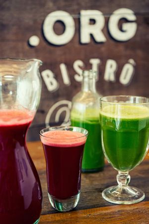 Special Juices at Org Bistro in Rio De Janeiro