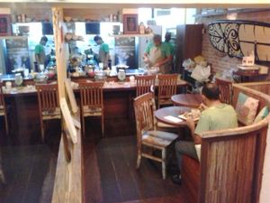 Upper floor at Org Bistro in Rio De Janeiro