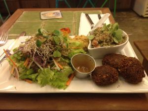 One of the tasty mains. at Org Bistro in Rio De Janeiro