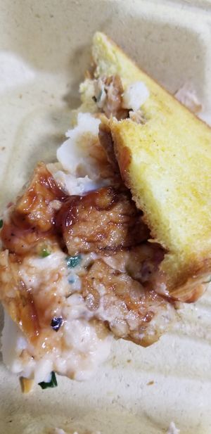 Inside the Vegaloaf Sandwich at BBQ4Life in Boise