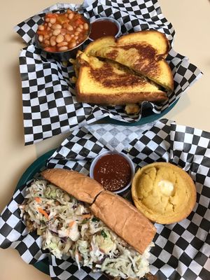 Vegan Foot & Smoked Spicy Tempeh at BBQ4Life in Boise