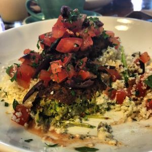 vegan Greek bowl  at Misters in Auckland