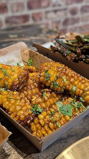 Sweetcorn ribs at Urban Tadka in Worthing