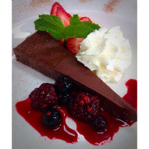 Chocolate Ganache  at The Crabapple Cafe in Brackendale