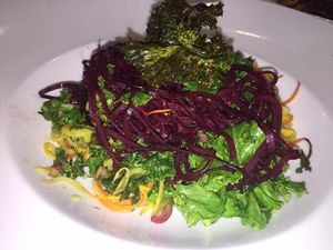 vegan salad at The Crabapple Cafe in Brackendale