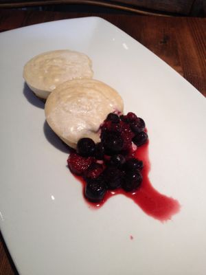 Vegan cheesecake.  Delicious!  at The Crabapple Cafe in Brackendale