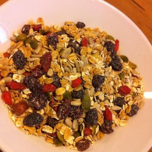 Our House Blended Gluten Free Muesli at The Crabapple Cafe in Brackendale
