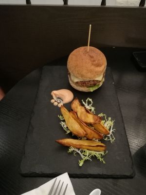 burger at Veggie Macau in Macau