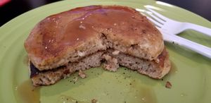 The Sunday Brunch Pancakes are amazing!! at Soul Vegetarian in Tallahassee