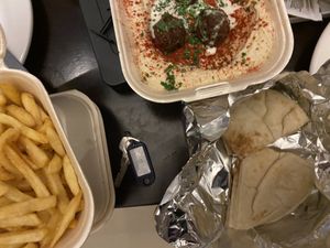   at Falafel Nessya in Playa Del Carmen