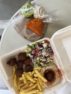   at Falafel Nessya in Playa Del Carmen