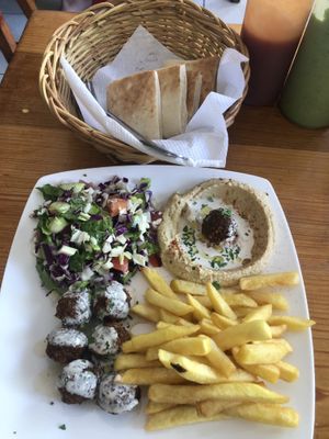   at Falafel Nessya in Playa Del Carmen
