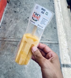 Paleta de mango y coco  at Falafel Nessya in Playa Del Carmen