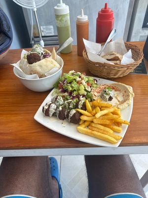   at Falafel Nessya in Playa Del Carmen