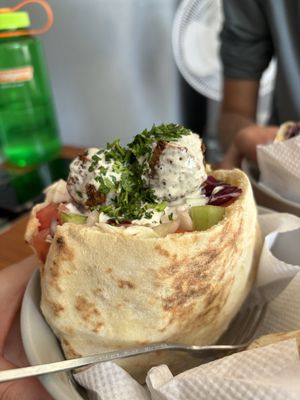   at Falafel Nessya in Playa Del Carmen