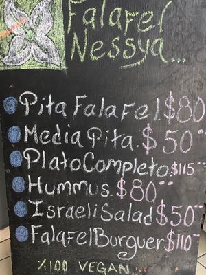 Falafel Nessya. Agosto 2019. Simple y muy rico! at Falafel Nessya in Playa Del Carmen