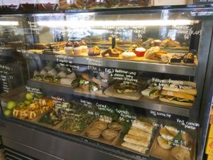 Counter: Many Vegan options at Little River in Brunswick