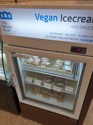 even vegan ice cream at The Bread Blue - Nogosan in Seoul