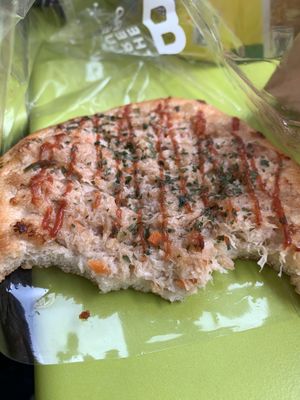 vegan tuna pizza  at The Bread Blue - Nogosan in Seoul