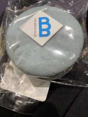 Love a bread blue macaroon!  at The Bread Blue - Nogosan in Seoul