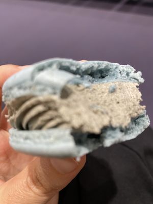 Black sesame.  Sooo good    at The Bread Blue - Nogosan in Seoul