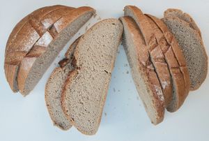 Rye bread - inside at The Bread Blue - Nogosan in Seoul