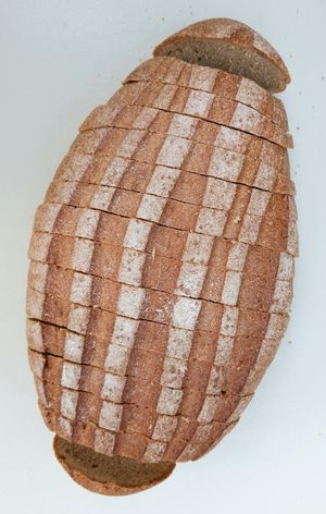 whole wheat bread 통밀100 #Veganuary at The Bread Blue - Nogosan in Seoul