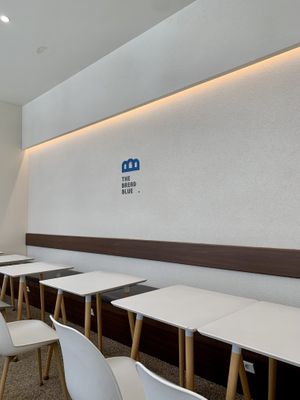 More seating with nice ambient light  at The Bread Blue - Nogosan in Seoul