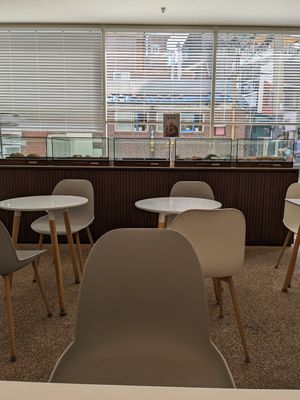 Stylish interior at The Bread Blue - Nogosan in Seoul