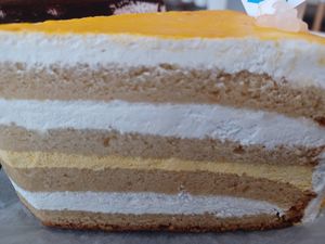 Mango Cake at The Bread Blue - Nogosan in Seoul