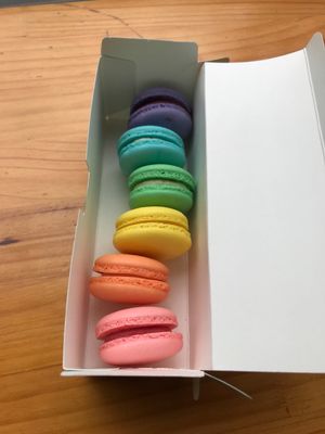 Vegan macaroons  at The Bread Blue - Nogosan in Seoul