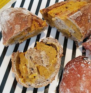 Sweet Potato Baguette (고구마바게트) at The Bread Blue - Nogosan in Seoul