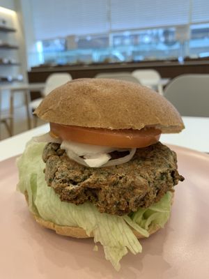 Burger at The Bread Blue - Nogosan in Seoul