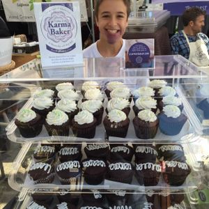 cupcake heaven!! at Karma Baker in Westlake Village