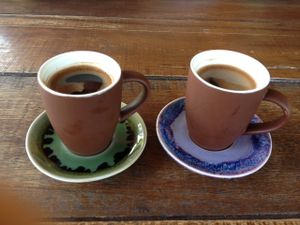 Arabic organic coffee at Akasha Home Restaurant in Koh Phangan