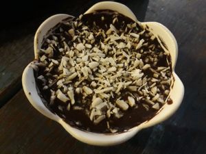 Chocolate mousse at Akasha Home Restaurant in Koh Phangan