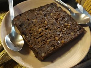 Cake at Akasha Home Restaurant in Koh Phangan