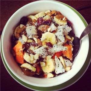 breakfast at Akasha Home Restaurant in Koh Phangan