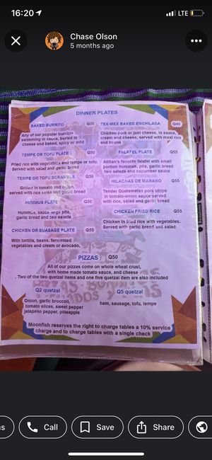   at Moonfish in San Marcos La Laguna