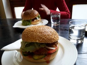These are my favorite burgers in the World right now at Green Fusion Foodbar in Szeged