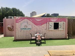 The kiosk   at Donaccino in Dubai