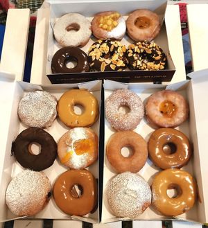 Vegan donuts at Donaccino in Dubai