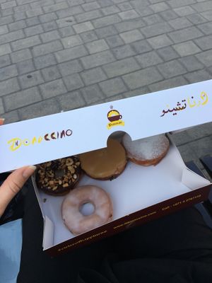 Vegan donuts ❣️👌🏼 at Donaccino in Dubai