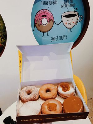 some vegan donuts  at Donaccino in Dubai