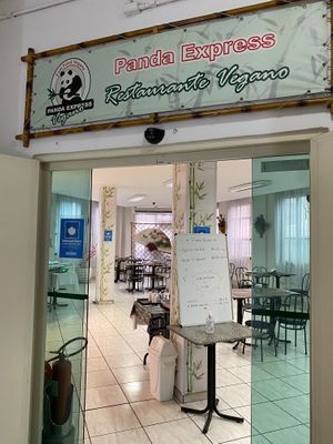 Entrance  at Panda Vegan Restaurant in Sao Paulo