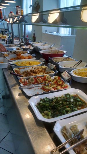 good food at Panda Vegan Restaurant in Sao Paulo