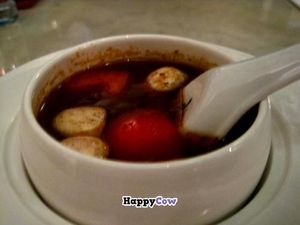 Tom Yum Soup. Pretty good. at Chuch Bistro in Montreal