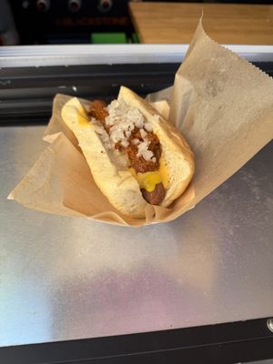 chili cheese all the wayy  at Trailer Trash Chili Dogz - Pop-up in York