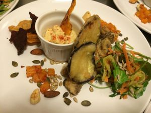 Tapas starter at privat event at Painted Elephant in Newcastle Upon Tyne