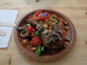 savoury pancakes  at Coca Sova in Dublin